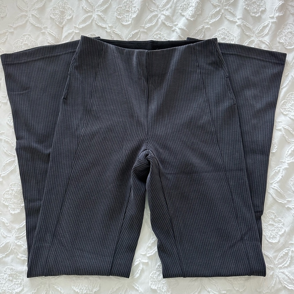 lululemon athletica Black Pinstripe Pants